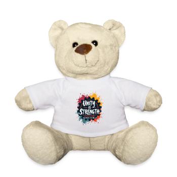 GEMEINSAM STÄRKER - Teddy - Weiß - Vorne