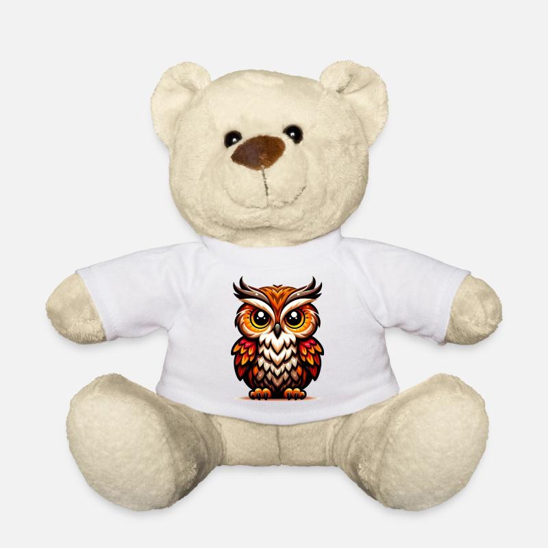 Hibou - Nounours - blanc