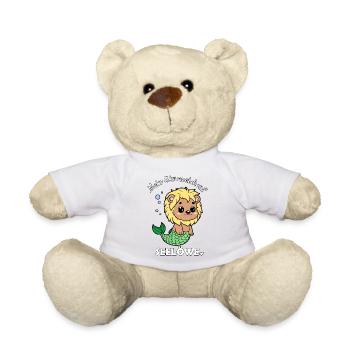 Zodiac sign Leo Sea Lion - Teddy Bear - white - Front