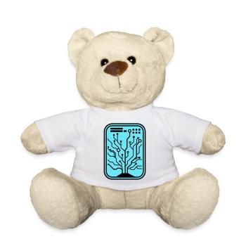 Micro-puce - Nounours - blanc - Devant