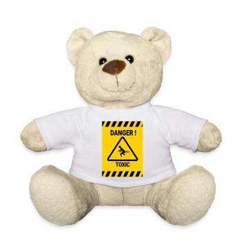 Gefahr: giftig - Teddy - Weiß - Vorne