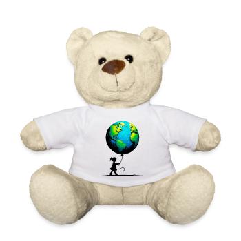 Planet Earth - Teddy Bear - white - Front
