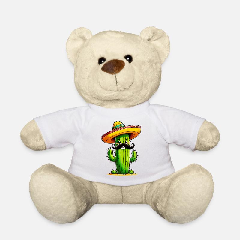 Cactus - Nounours - blanc
