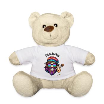 High Society - Kiffer Chillbert - High Art - Teddy - Weiß - Vorne