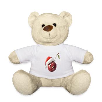 Noël aux cerises - Nounours - blanc - Devant