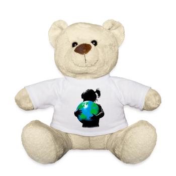 Planet Earth - Teddy Bear - white - Front