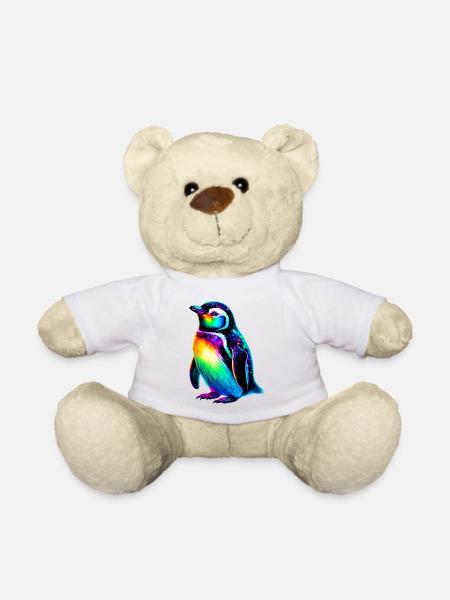 Pinguin - Teddy - Weiß