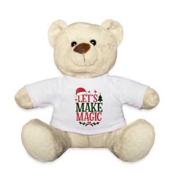 Christmas Magic - Santa Claus - Party - Teddy Bear - white - Front