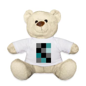 Petrol Pixel - Teddy - Weiß - Vorne