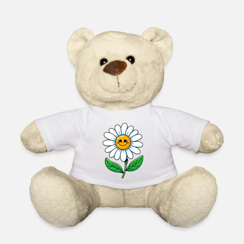 Gänseblümchen - Teddy - Weiß
