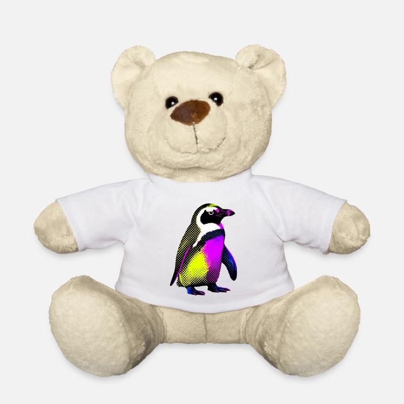 Pinguin - Teddy - Weiß