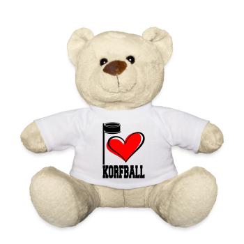 J’ADORE LE KORFBALL - Nounours - blanc - Devant
