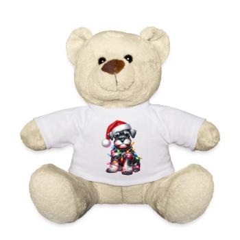 Weihnachts Schnauzer - Teddy - Weiß - Vorne