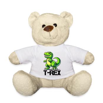 Dinosaurier T-Rex - Teddy - Weiß - Vorne