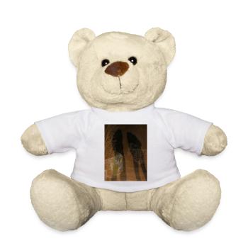 Together on ancient steps - Teddy Bear - white - Front