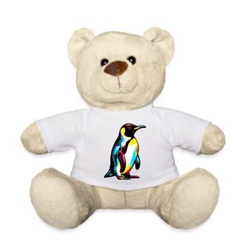 Penguin - Teddy Bear - white - Front