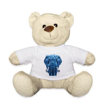 Elephant made of water - Teddy Bear - white - Front