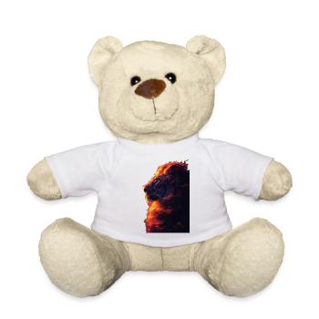 Lion - Teddy Bear - white - Front