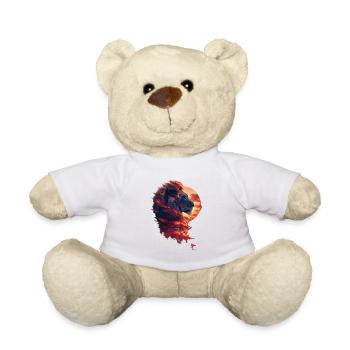 Lion - Teddy Bear - white - Front
