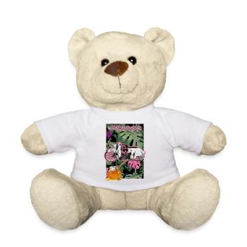 Hirondelle (camouflage) // Illustration - Nounours - blanc - Devant
