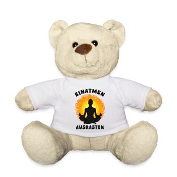 Inhale, freak out - Teddy Bear - white - Front