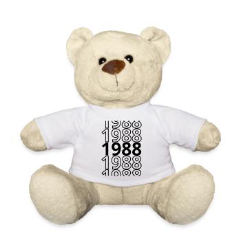 1988 1988 1988 - Nounours - blanc - Devant