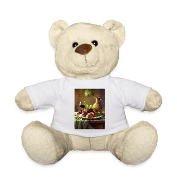 Rustic Elegance - Teddy Bear - white - Front