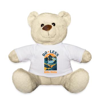 Do Less Hike More Wandershirt Natur Affirmationen - Teddy - Weiß - Vorne
