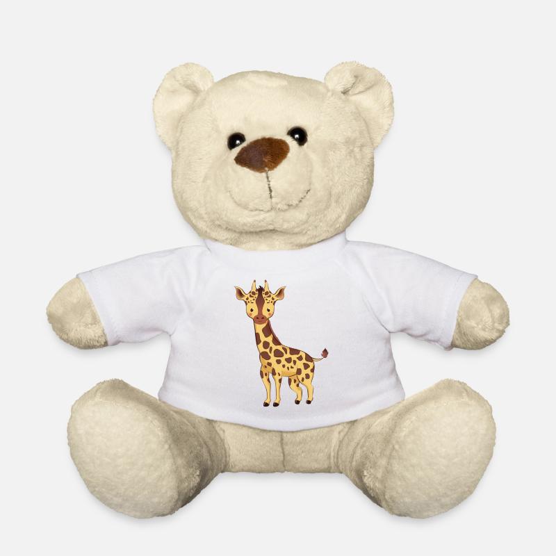 Giraffe - Teddy - Weiß