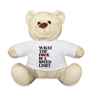 Car - Teddy Bear - white - Front