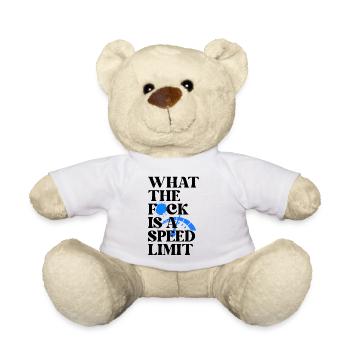 Car - Teddy Bear - white - Front