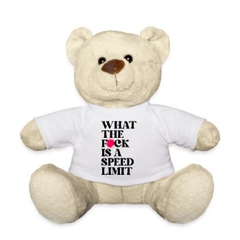 Car - Teddy Bear - white - Front