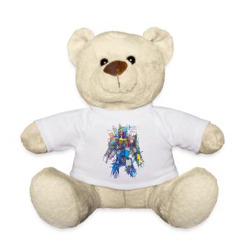 Abstrakt - Teddy - Weiß - Vorne