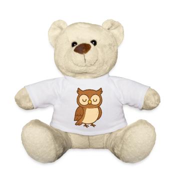 Hibou - Nounours - blanc - Devant