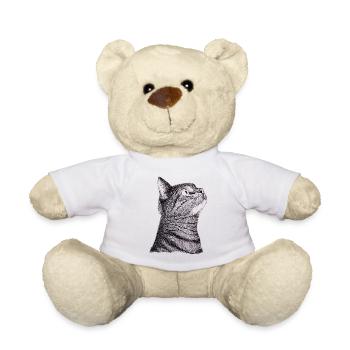 Katze - Teddy - Weiß - Vorne