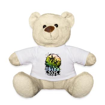 Ibiza 2025 Palmiers de vacances - Nounours - blanc - Devant