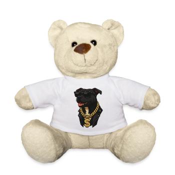 Chien – style de rue sur quatre pattes - Nounours - blanc - Devant