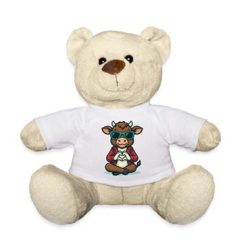 Calf Love Style - Teddy Bear - white - Front