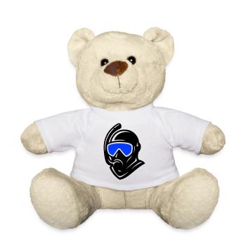 Diver Snorkel Diving - Teddy Bear - white - Front
