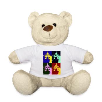 Pop art Greece - Teddy Bear - white - Front