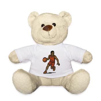 Basket-ball Streetball Bande dessinée - Nounours - blanc - Devant