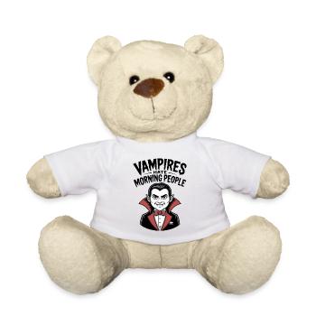 Vampire hassen Morgenmenschen - Teddy - Weiß - Vorne
