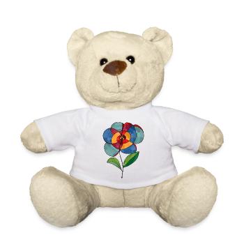 Fleur - Nounours - blanc - Devant