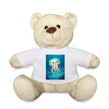 Méduse-boîte – mortelle dans la tropica australienne - Nounours - blanc - Devant