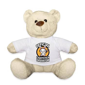 K-Pop Fan Lightstick Korea - Teddy Bear - white - Front