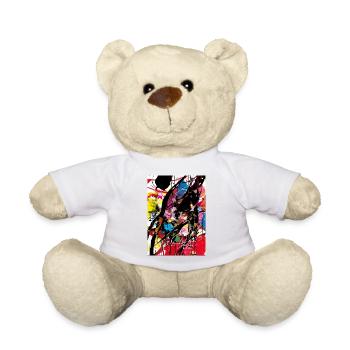 OjioThe Originals Only Abstraction Colorée Sauvage - Nounours - blanc - Devant