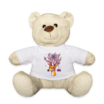 Hirsch & Spinne - Teddy - Weiß - Vorne