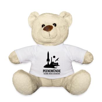 Peenemünde Usedom History Technology Sea - Teddy Bear - white - Front