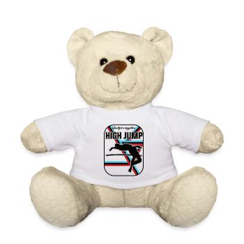 Conception du saut en hauteur – Survolez vos limites - Nounours - blanc - Devant