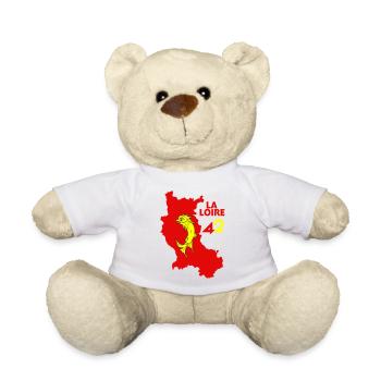La Loire 42  - Nounours - blanc - Devant